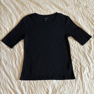 Banana Republic Black Short Sleeve Tee